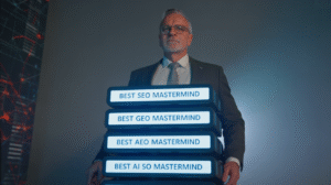 Studio portrait of Peter Drew, AI SEO expert.